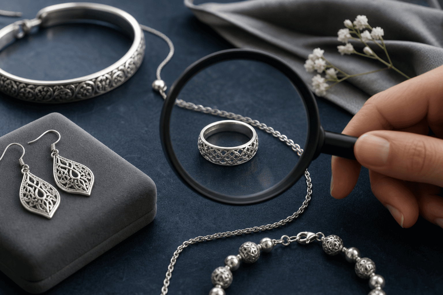 Sterling silver jewelry decision checklist with 7 essential checks