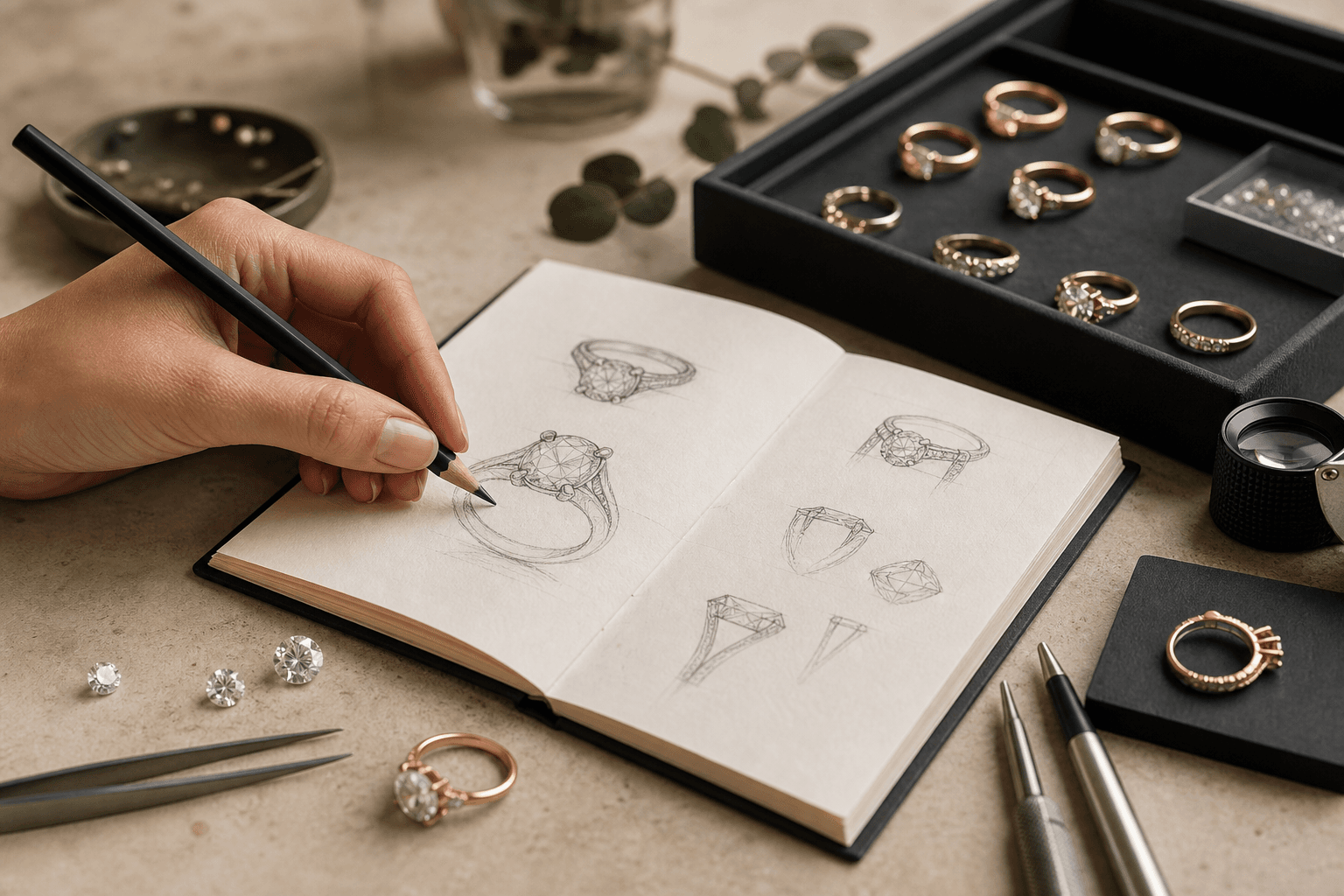 What 7 things should you decide before ordering custom jewelry?